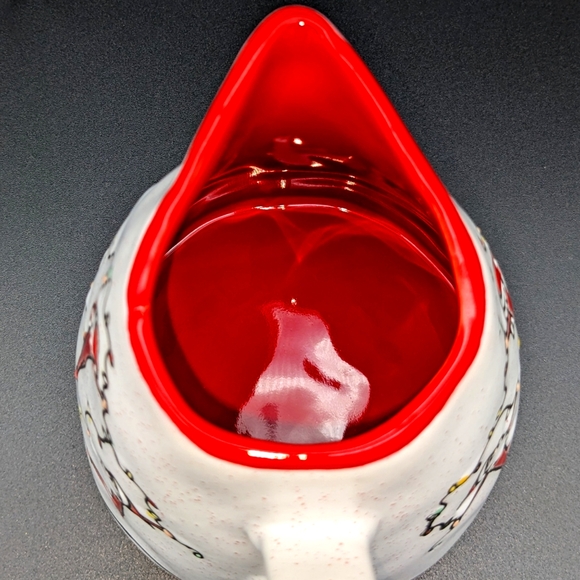 Spectrum Designz Dancing Santas Creamer - Picture 3 of 6